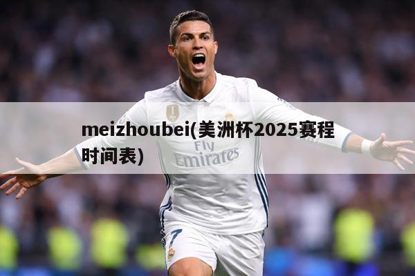 meizhoubei(美洲杯2025赛程时间表)